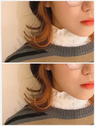 ミディアム カラー newi 京橋 【yuuki】のヘアスタイル