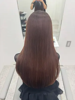 ロング 💎縮毛矯正/透明感 カラー💎椎葉みひろのヘアスタイル