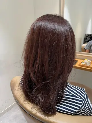 ミディアム 大河原 美優のヘアスタイル