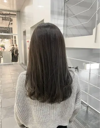 セミロング カラー メンズ特化/フェード 樋口裕馬のヘアスタイル