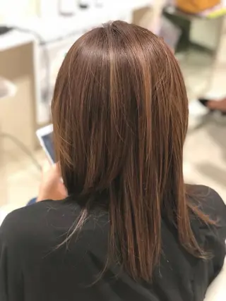 ミディアム カラー パーマ mai /Lita中央橋のヘアスタイル