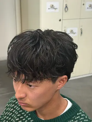 パーマ メンズ BIRTH中崎町店所属・RISA/大阪/中崎 /メンズ専門美容師のヘアスタイル