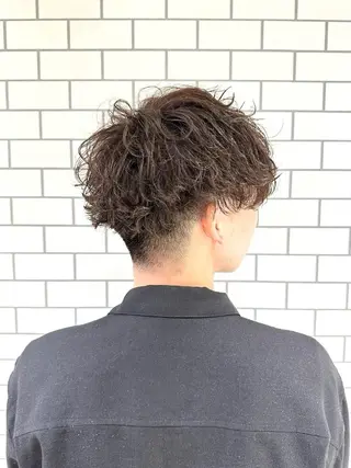 パーマ メンズ 越後 匡貴のヘアスタイル