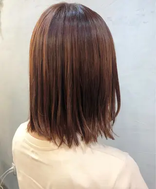 ミディアム カラー 長井 美佳のヘアスタイル