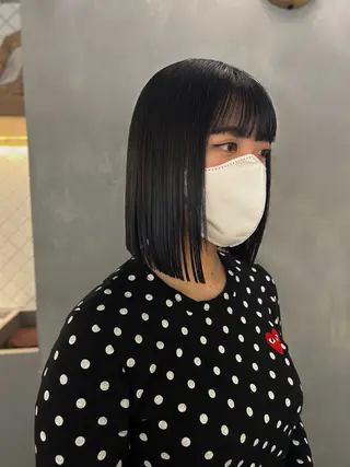ミディアム 🦖ミニボブ/ボブ /MOEKA🦕のヘアスタイル