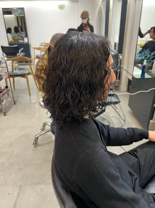 パーマ メンズ fifth PARK所属・fifth PARK HIN★T★のヘアスタイル