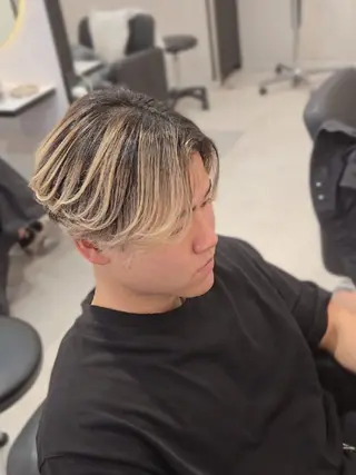 メンズ ミディアム カラー Lapis 名古屋駅前店所属・LEN名古屋/パーマ 海外ヘア/メンズ特化のヘアスタイル