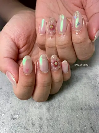 ネイル 3dパーツ/流行り 👧shushu❤️のネイルデザイン