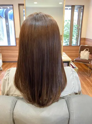 セミロング Annon プライベートサロンのヘアスタイル