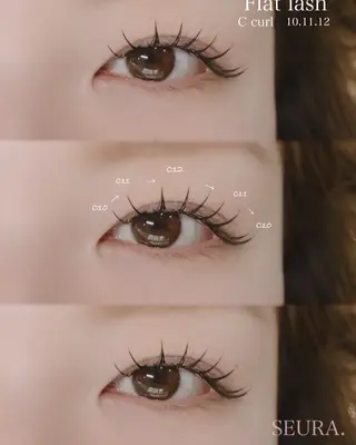 マツエク・マツパ SEURA. saya /JR尼崎のマツエク・マツパデザイン