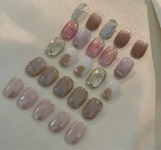 ネイル essence所属・pétit maakoのネイルデザイン