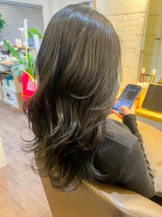 セミロング Answer by charme所属・野澤 宏弥のヘアスタイル