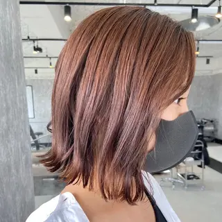 ミディアム カラー TIDEHAIR SHOBUのヘアスタイル
