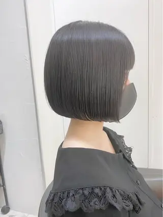 ショート ボブ/くびれボブ /植原健太のヘアスタイル