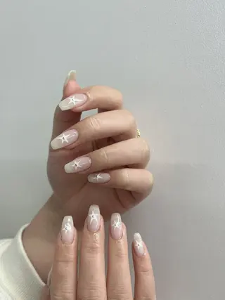 ネイル rina ニュアンス♡ワンホンのネイルデザイン