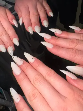 ネイル 33nail✴️栄 スミレ❇️Gel-xのネイルデザイン
