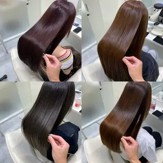 ロング カラー 山岡 翔冴のヘアスタイル