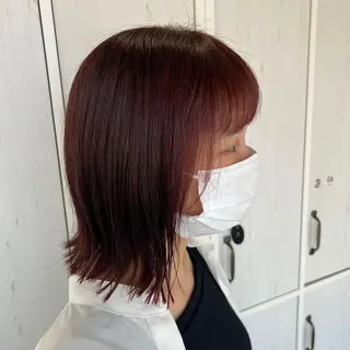 ミディアム カラー earth新宮 Jesikkaのヘアスタイル