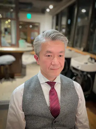 メンズ THE MAN　Leverage New York所属・花形 知希のヘアスタイル