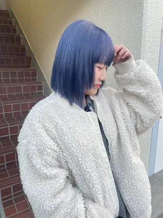 ショート カラー カットモデル/ ハイトーン/ゆうあのヘアスタイル