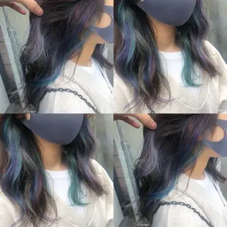 ミディアム カラー 原宿サロン代表 デザインカラー伊藤卓のヘアスタイル