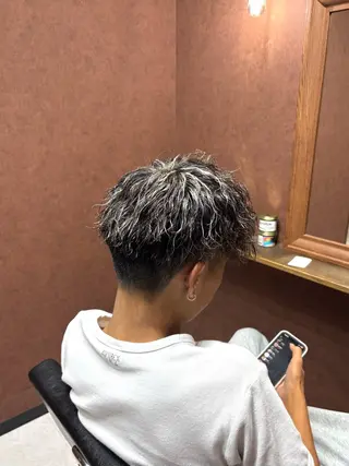 カラー パーマ メンズ E 難波店 Rei /メンズのヘアスタイル