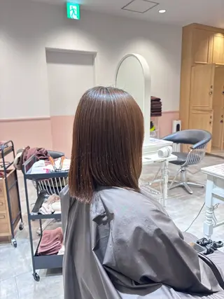 ミディアム 髪質改善 田中大貴のヘアスタイル