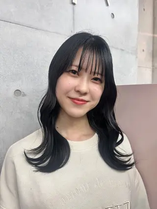 カラー 松原妃七🐈‍⬛🎀 カットモデル募集のヘアスタイル