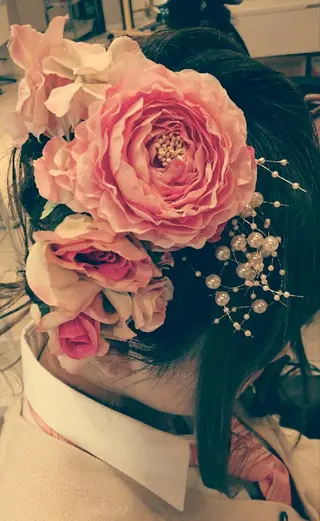 ヘアアレンジ ロング ヘアセット/髪質改善 /カラー/TADOのヘアスタイル