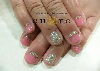 ショート ネイル ネイルサロン Cureのネイルデザイン