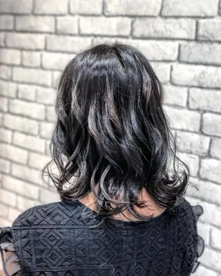セミロング カラー 💙髪質改善 💙和田💙のヘアスタイル