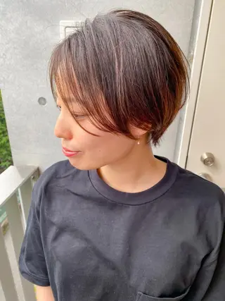 ショート 🩵縮毛矯正/ブリー チ/髪質改善/いつかのヘアスタイル