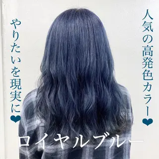 セミロング カラー ヘアアレンジ 【赤み消しカラー】 中野浩太のヘアスタイル