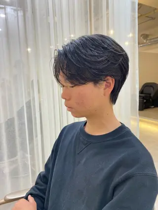 メンズ 透明感カラー／メンズ 特化kazumaのヘアスタイル