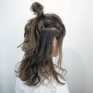 セミロング カラー 2nd所属・🤍2nd🤍田所 美希のヘアスタイル