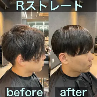 ショート メンズ 毛流れ縮毛矯正✨ メンズ那智優貴のヘアスタイル