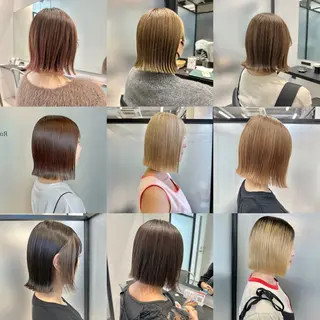 ミディアム SALOWIN心斎橋Suite店所属・洗っても取れない 髪質改善|OJIROのヘアスタイル