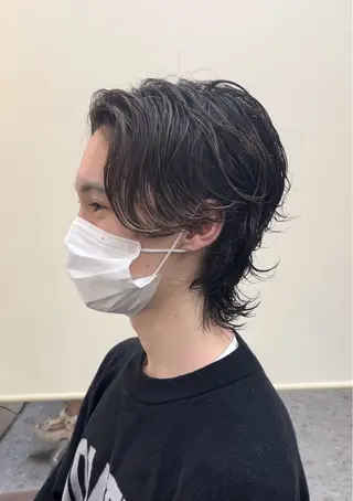 ミディアム パーマ ✨💈メンズヘア💈 ✨辻本実柚のヘアスタイル