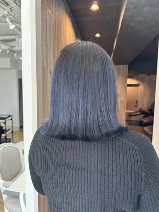 ミディアム カラー 梅田/寒色カラー/ まほのヘアスタイル