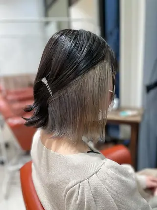 ミディアム カラー 井上 武輝のヘアスタイル