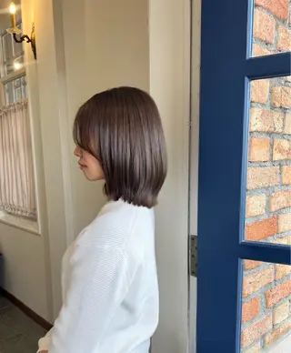 ミディアム 野島 正子のヘアスタイル