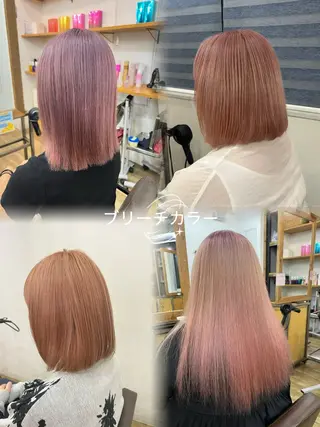 ロング カラー メンズ 似合わせ/ブリーチ/ 髪質改善/ミクෆ‪のヘアスタイル