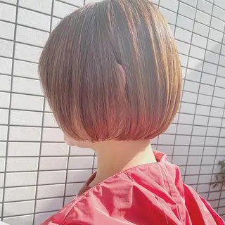 ショート カラー パーマ ショートボブ縮毛矯正 髪質改善のプロ山道潤のヘアスタイル