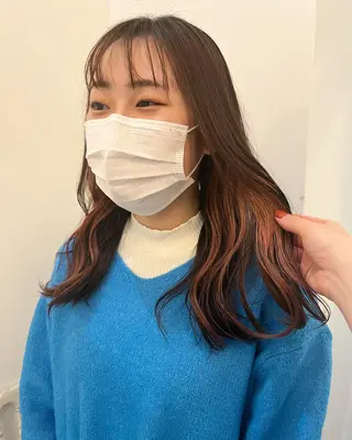 ロング ボブ／ミニボブ／ akaneのヘアスタイル