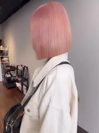 ショート カラー 🧡色落ちまで2度綺 麗なカラー🧡ヨシキのヘアスタイル