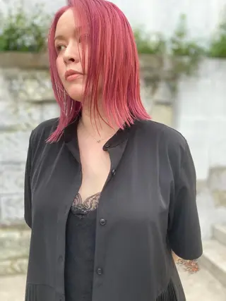 ミディアム カラー ainico.所属・髪質改善　艶髪✨ Teppeiのヘアスタイル