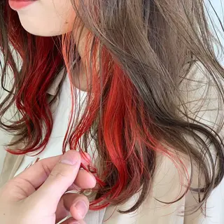 セミロング CLOVER学園前店所属・永山 采佳のヘアスタイル