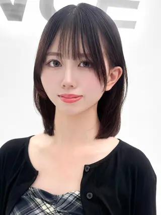 ミディアム カラー ヘアアレンジ 🤍盛れるボブ/ 縮毛矯正🪽ひかりのヘアスタイル