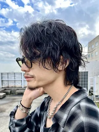 パーマ メンズ 🌼波巻き/ルーズ /酒井香奈🌼のヘアスタイル