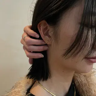 iet.所属・ウルフ/ボブ/耳ツボ ジュエリー◎ricoのヘアスタイル